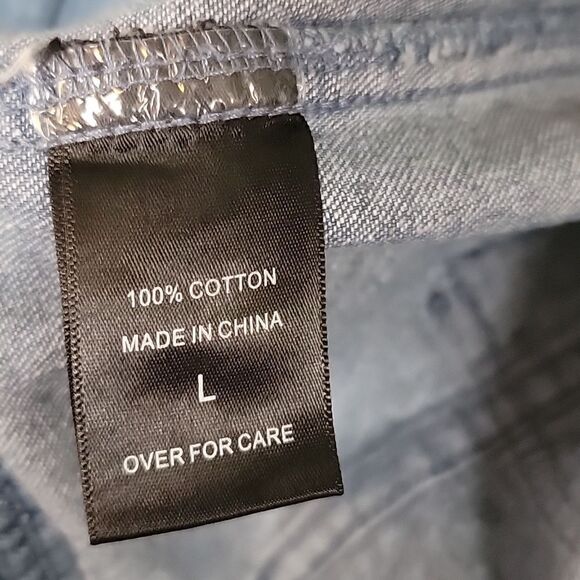 100% cotton denim crop - Picture 3 of 4